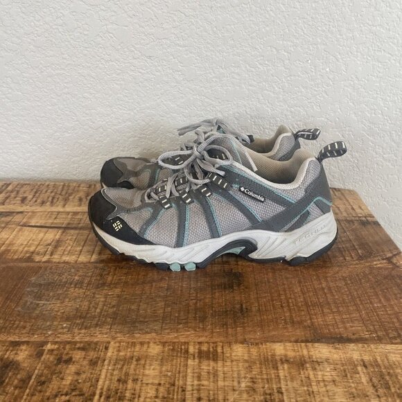 Columbia Kaibab BL3571-019 GrayTeal Techlite Hiking Trail Shoes Women's US 7.5 - Picture 2 of 14